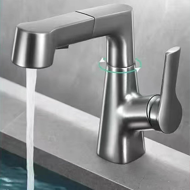 1-Loch-Badewasserhahn mit herausziehbarer Brause